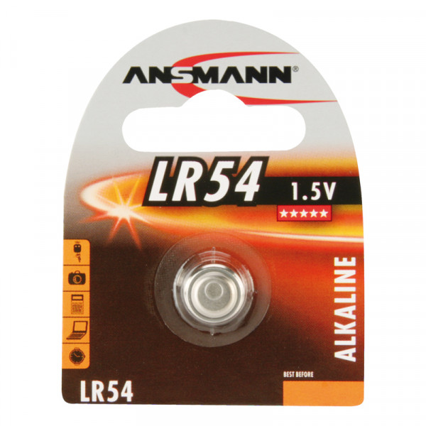 Ansmann Knopfzelle / LR54 Batterie 1er Blister