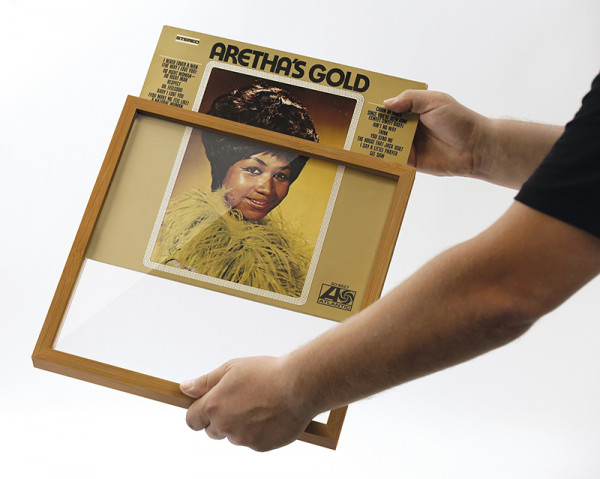 Dynavox Schallplattencover-Wechselrahmen CF1 Bambus braun