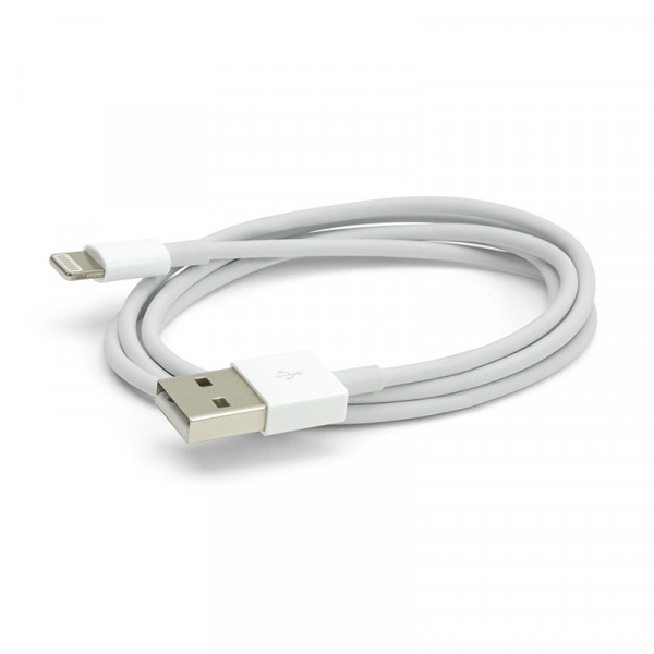 Lade-/ Datenkabel USB-A auf 8-Pin 0,5 m weiss