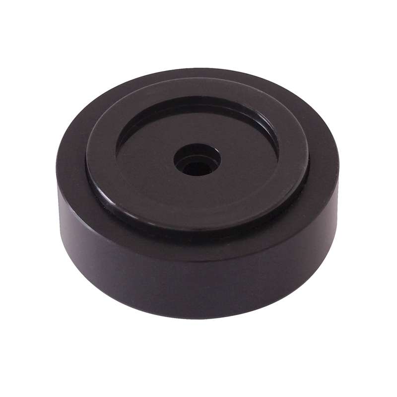 DYNAVOX Pieds Aluminium Brossé 30x10mm Noir (Set x4 DYNAVOX Pieds Aluminium Brossé 30x10mm Noir (Set x4