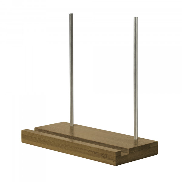 Dynavox LP-Ständer ST1F Bambus dunkelbraun