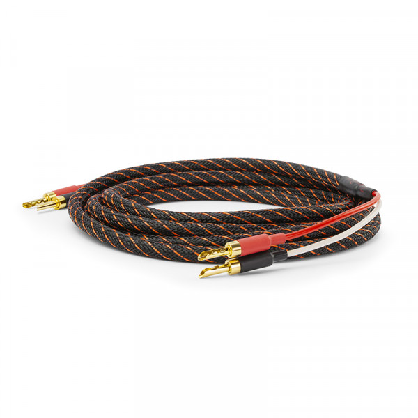 Dynavox Perfect Sound Flex 2 x 2 m Lautsprecherkabel mit Bananenhohlstecker