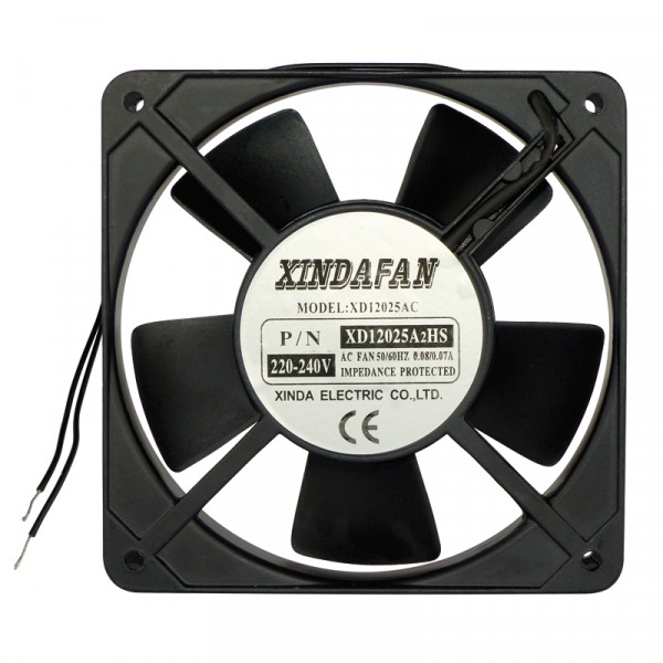 Lüfter 230 V AC 120 x 120 x 25 mm XINDA Restposten! Nur solange Vorrat!