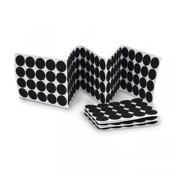 Klettbandpads selbstkl. 25 mm rund 100x Restposten! Nur solange Vorrat!