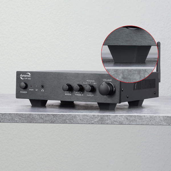 4 amortisseurs en élastomère de silicone EDS32 - Forme Trapèze 3D