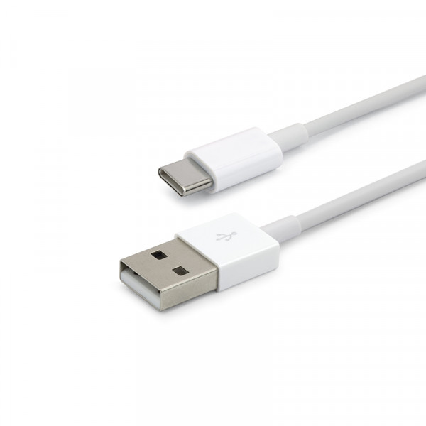 Lade-/ Datenkabel USB-A auf USB-C 1,0 m weiss