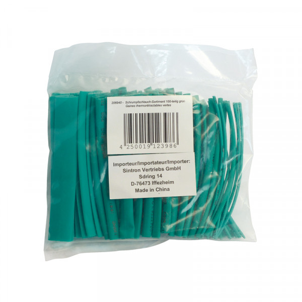 Schrumpfschlauch-Sort. 100-t. grün Tüte Restposten! Nur solange Vorrat!